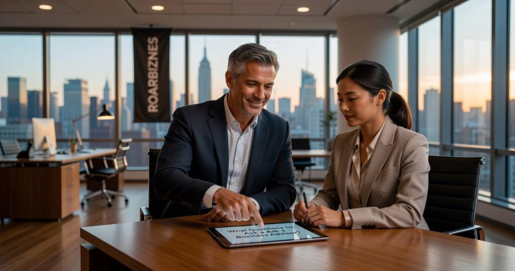 What Questions to Ask a Business Advisor Roarbiznes