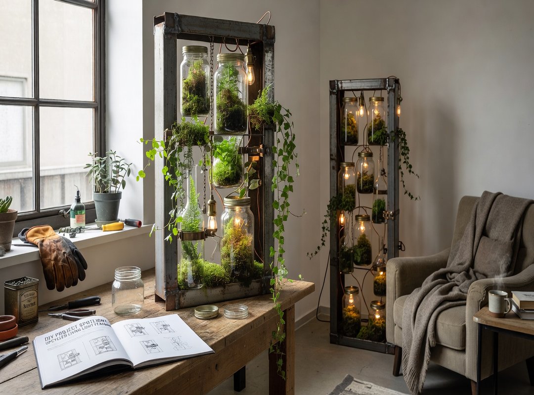 DIY Project Spotlight: The Upcycled 'Living Light' Feature